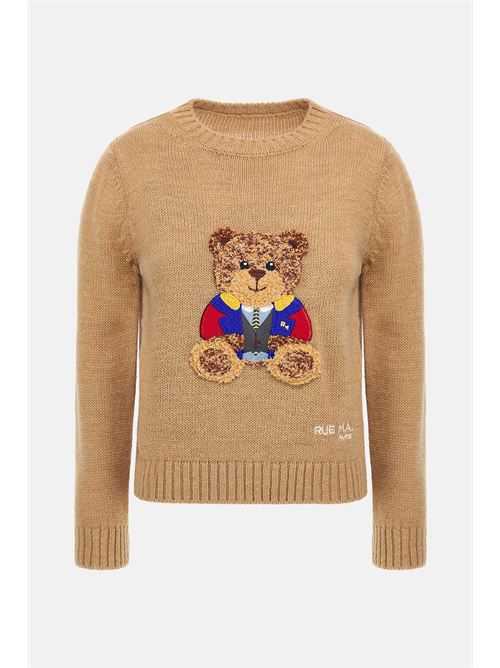 Maglione donna in misto lana colore camel RUE MADAM PARIS | MARVIN JUMPERSOFT CAMEL